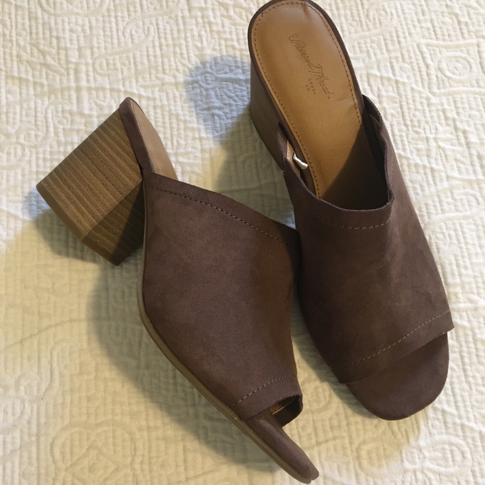 Never worn slip on heels from Target!